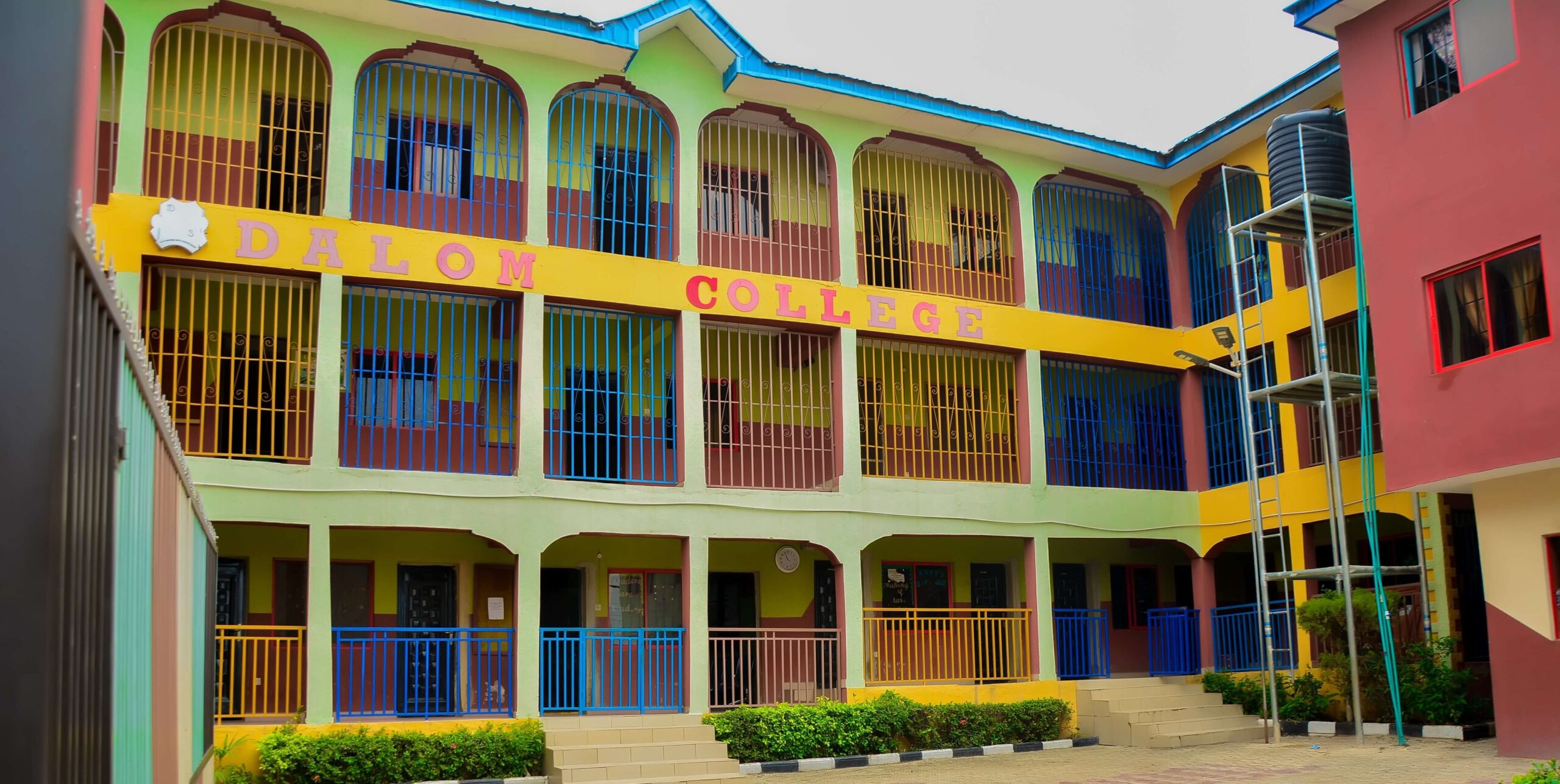 School Building Slide